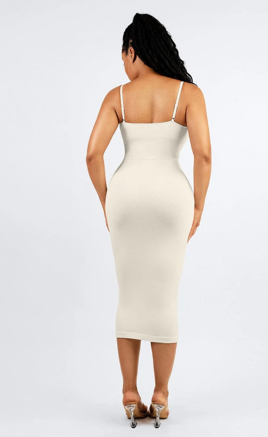 Eco-friendly Seamless 360° Waist Control Midi Shaping Dress